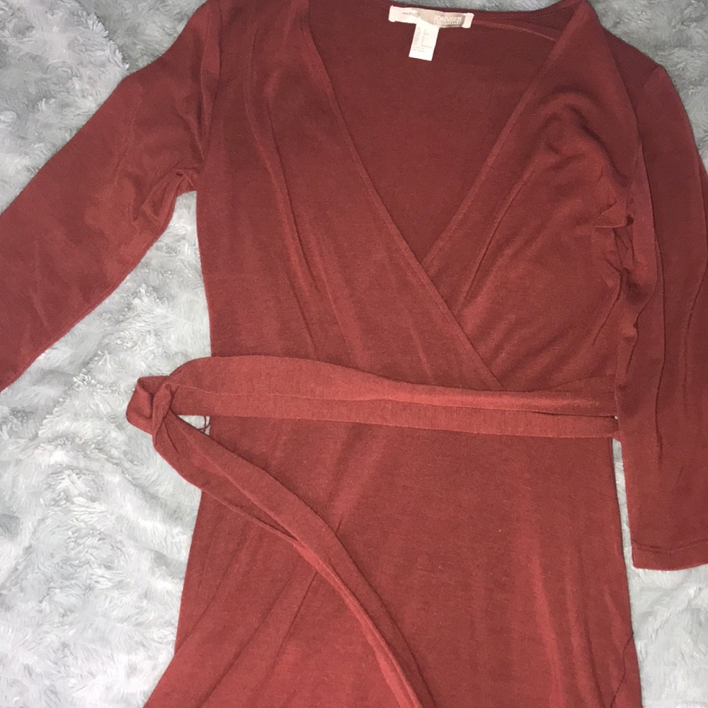 Brick red dress